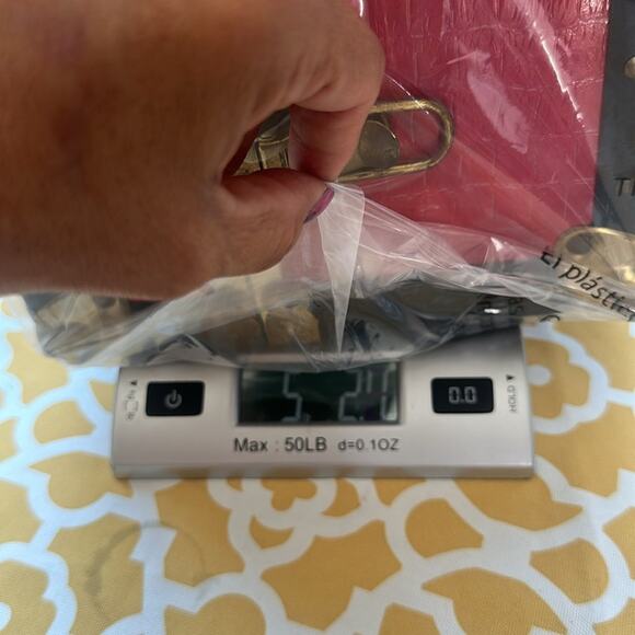 Vintage Red Buxton faux alligator and faux wood lined mini trunk/train case - Picture 16 of 16